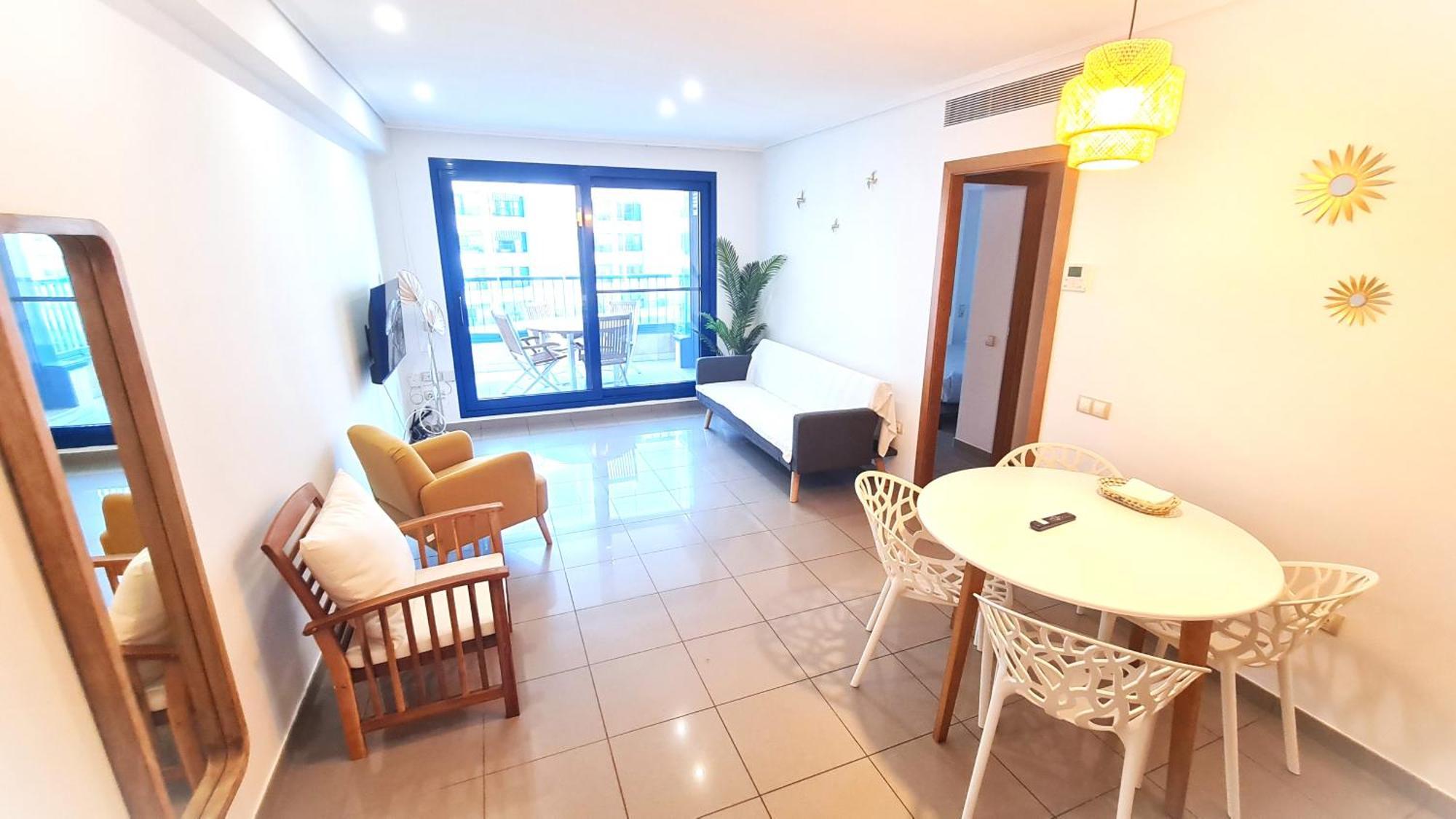 Beach Valencia Luxury D15-9 Apartment With Terrace And Sea Views With Two Rooms Exteriér fotografie